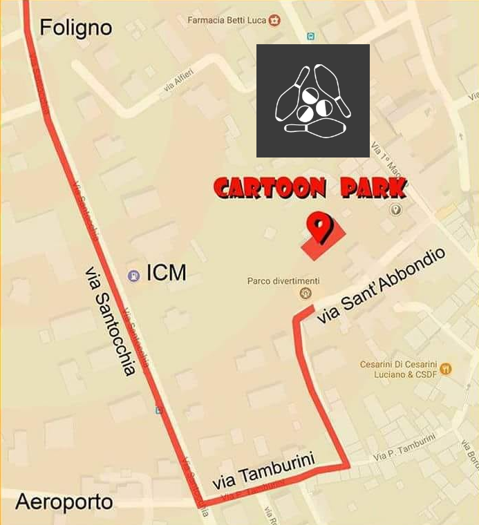 Cartoon Park Mappa